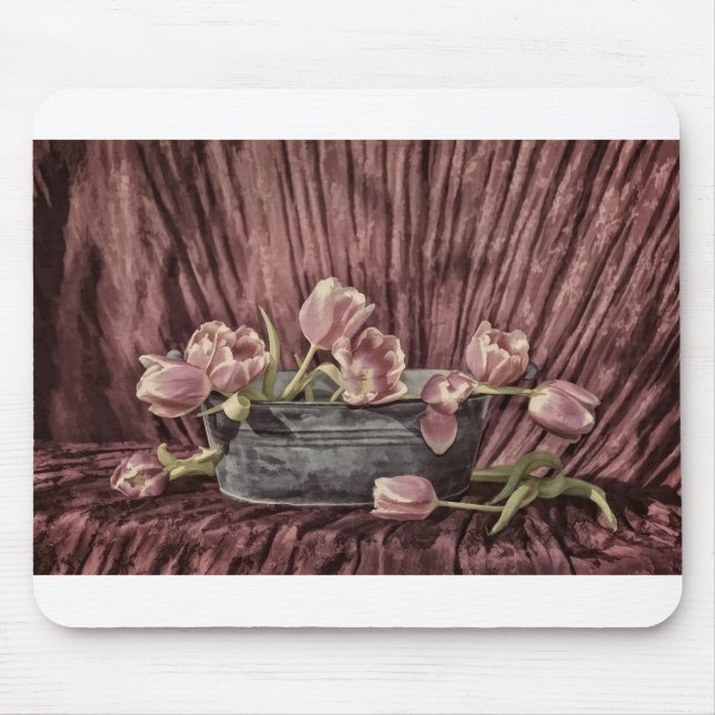 Zarte Tulpen Mouse Pad (Front)