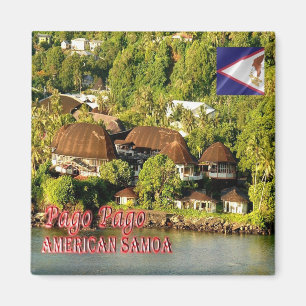 zAS004 PAGO PAGO, American Samoa, Oceania, Fridge Magnet