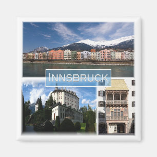 zAT004 INNSBRUCK Austria, Mosaic, Fridge Magnet