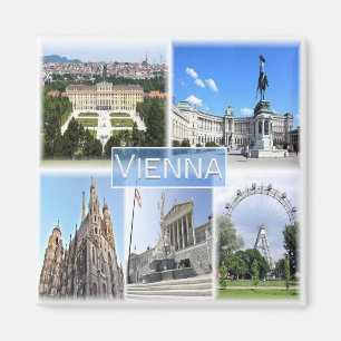 zAT005 VIENNA, Austria, Europe, Fridge Magnet