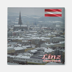zAT016 LINZ Austria, Fridge Magnet
