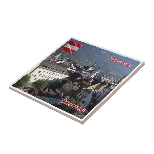 zAT018 INNSBRUCK Austria, Ceramic Tile (Side)