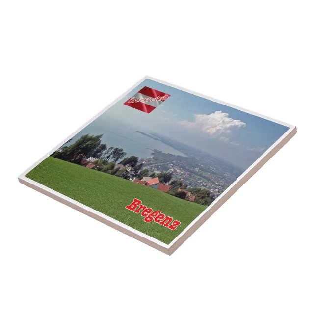 zAT021, BREGENZ Austria, Ceramic Tile (Side)