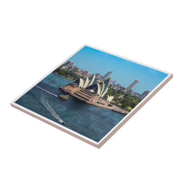 zAU004 SYDNEY, OPERA HOUSE, Australia, Ceramic Tile (Side)