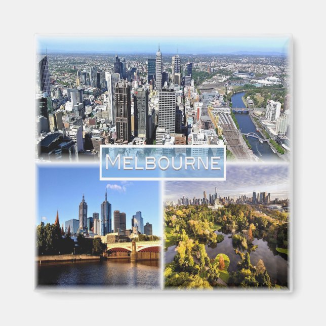 zAU006 MELBOURNE, Australia, Oceania, Fridge Magnet (Front)