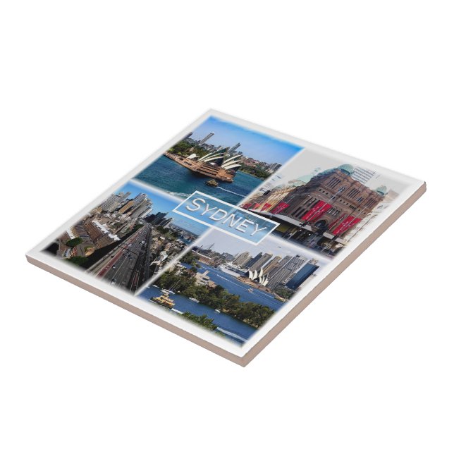 zAU008 SYDNEY, Mosaic, Australia, Oceania, Ceramic Tile (Side)