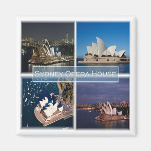 zAU010 SYDNEY, OPERA HOUSE, Australia, Fridge Magnet