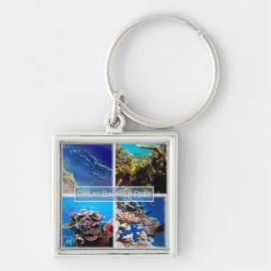 zAU011 THE GREAT BARRIER REEF, Australia, Key Ring