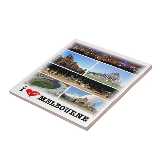 zAU016 MELBOURNE, Australia, Oceania, Ceramic Tile (Side)