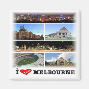 zAU016 MELBOURNE, Australia, Oceania, Fridge Magnet