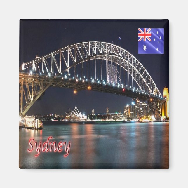 zAU022 SYDNEY, Australia, Oceania, Fridge Magnet (Front)