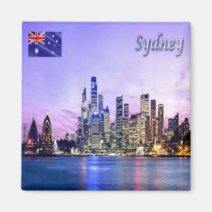 zAU028 SYDNEY, Skyline, Australia, Oceania, Fridge Magnet