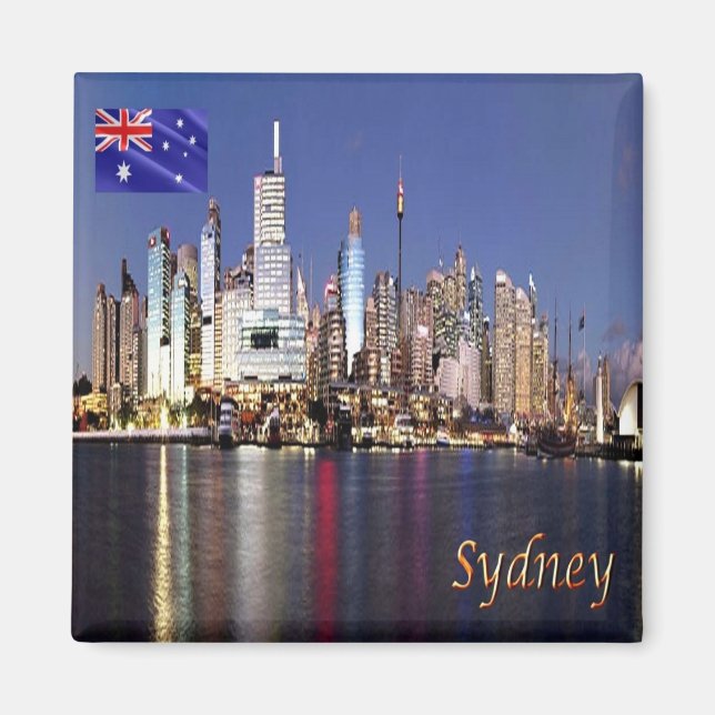 zAU031 SYDNEY, Skyline, Australia, Oceania, Fridge Magnet (Front)