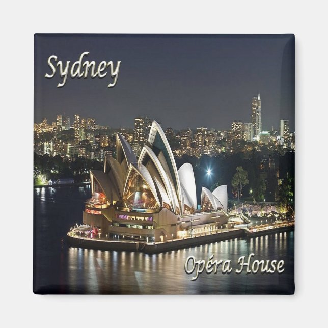 zAU032 SYDNEY,  OPERA HOUSE, Australia, Fridge Magnet (Front)