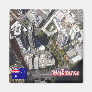 zAU040 MELBOURNE, Australia, Oceania, Fridge Magnet