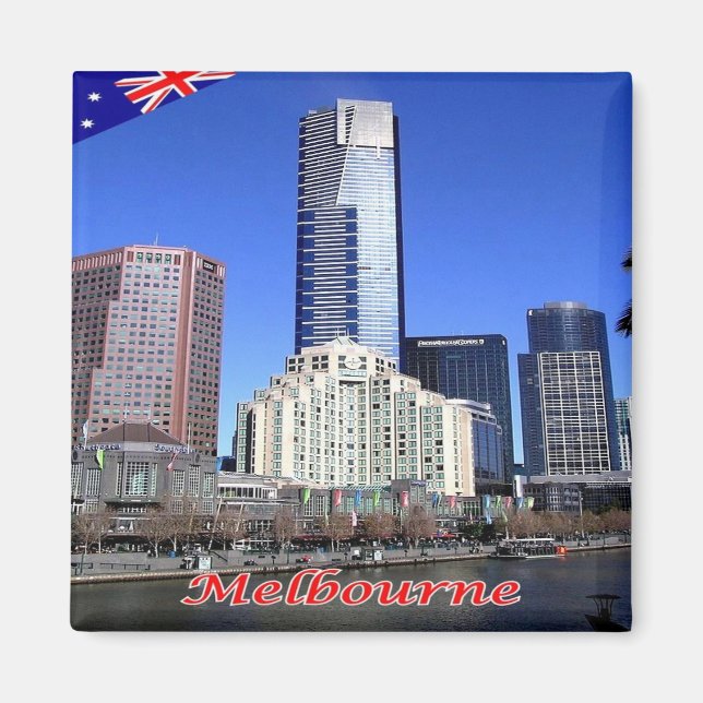 zAU044 MELBOURNE, Australia, Oceania,  Magnet (Front)