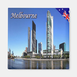 zAU046 MELBOURNE, Australia, Oceania, Fridge Magnet