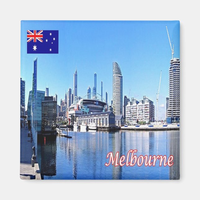 zAU051 MELBOURNE, Australia, Oceania, Fridge Magnet (Front)