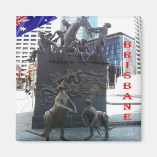 zAU083 BRISBANE, Australia, Oceania, Fridge Magnet