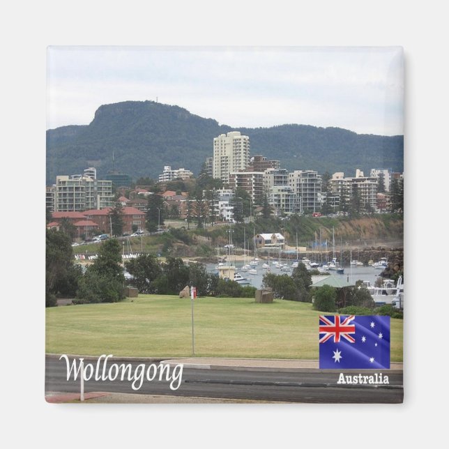 zAU086 WOLLOGONG, Australia, Oceania, Fridge Magnet (Front)