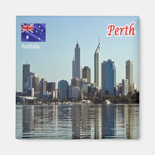 zAU089 PERTH,  Australia, Oceania, Fridge Magnet (Front)