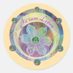 Zauber - classic round sticker