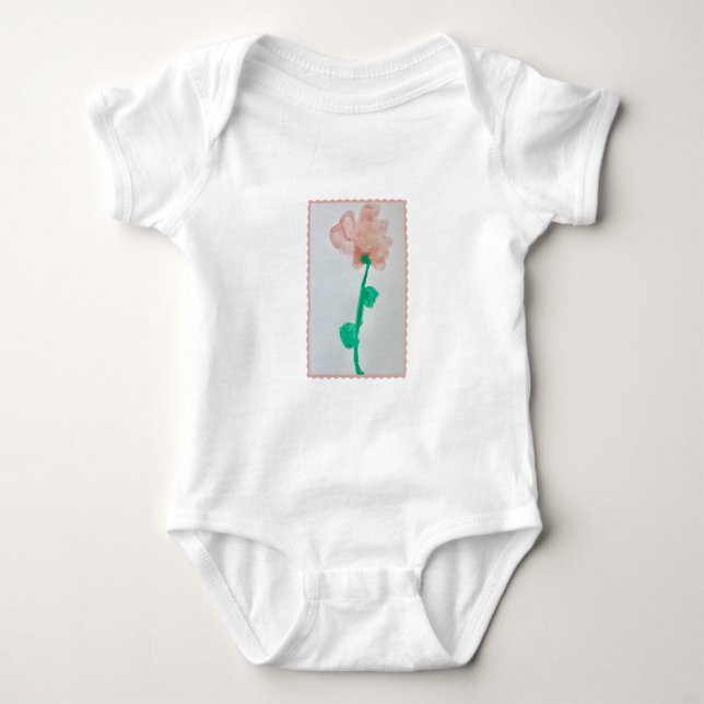 Zaya's Posey Petals Tutu - Baby Bodysuit (Front)