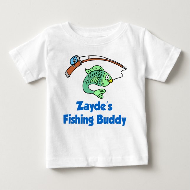 Zayde's Fishing Buddy Baby T-Shirt (Front)