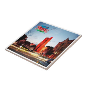 zAZ010 BAKU MAIDEN TOWER, Azerbaijan, Asia, Ceramic Tile
