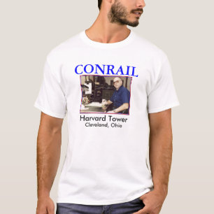 ZAZ111.BHK.Harvard Tower, CONRAIL, Harvard Towe... T-Shirt