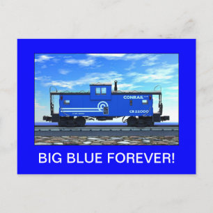 ZAZ420 BIG BLUE FOREVER! POSTCARD