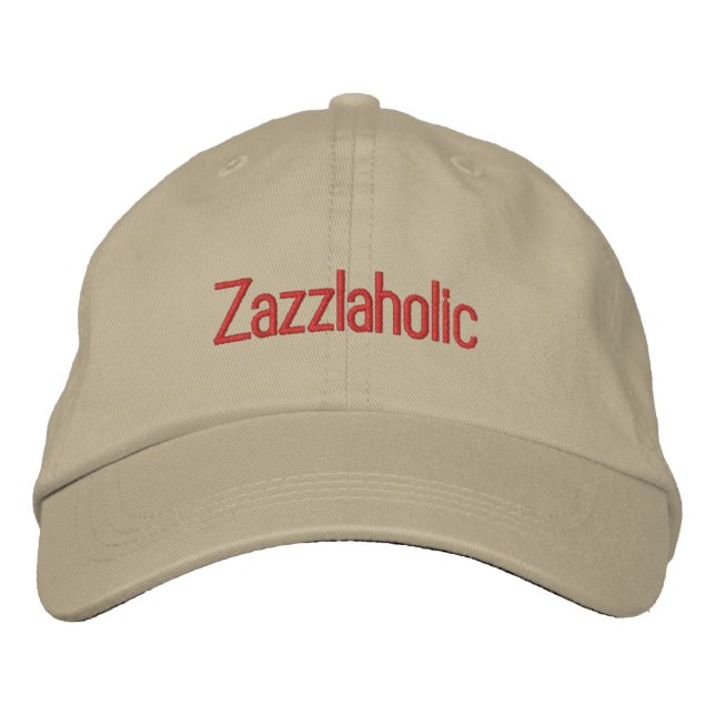 Zazzlaholic Embroidered Hat (Front)