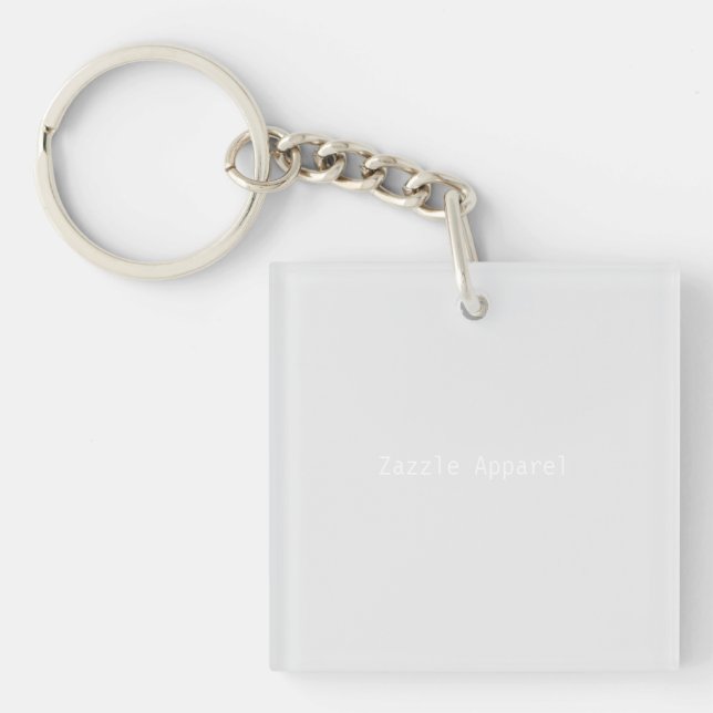 Zazzle Apparel draught keychain (Front)