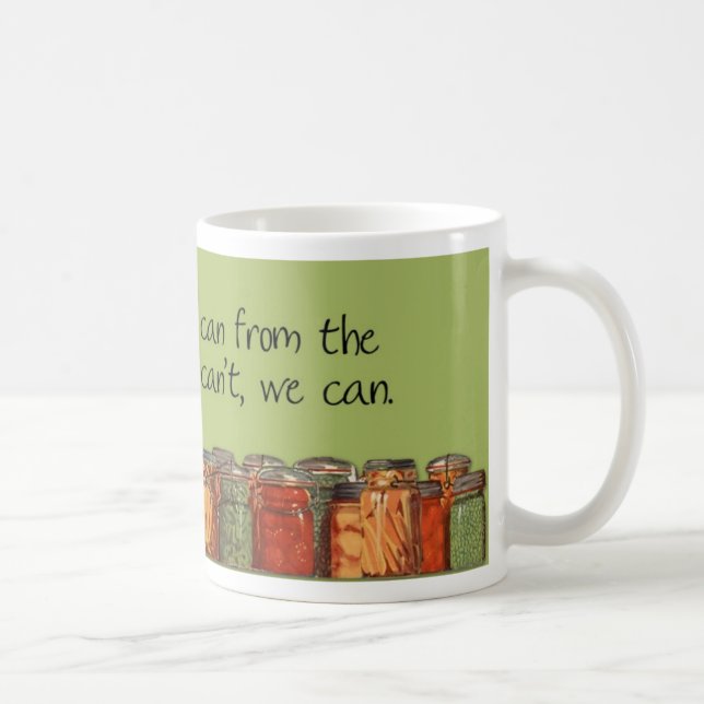 Zazzle Can Green Coffee Mug (Right)