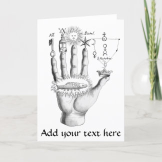 Zazzle Greeting Card | Alchemy sign