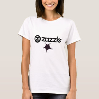 Zazzle_logo _on white, star -black T-Shirt