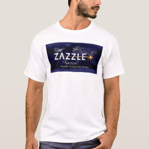 Zazzle Nation Logo  "Non-Transparent" T-shirt