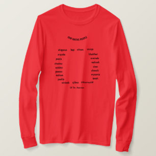 ZAZZLE Native Names on Clothing/ All Size T-Shirt
