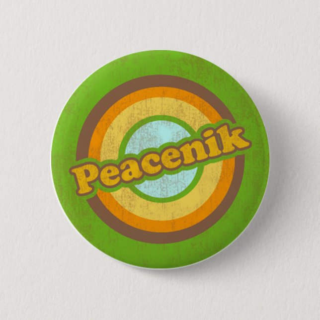 zazzle_peacenik_button copy 6 cm round badge (Front)