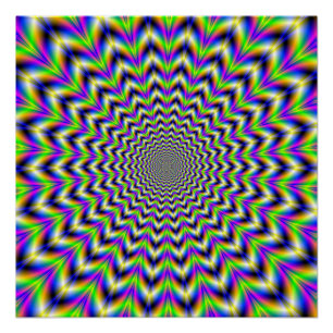 Zazzle Perfect Poster   Psychedelic Star