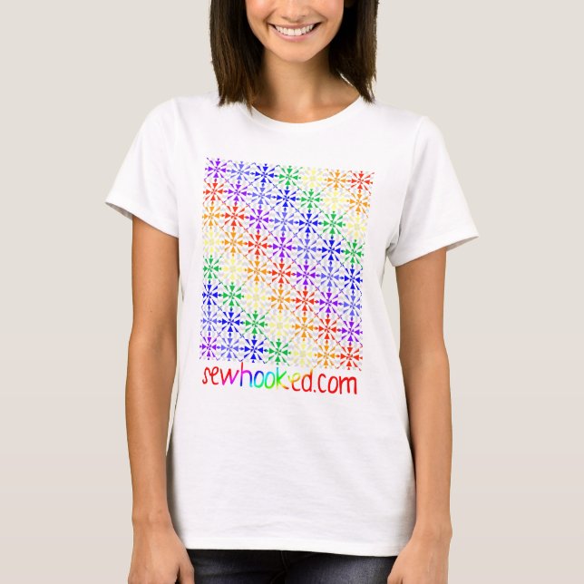 Zazzle Rainbow Cascade T-Shirt (Front)