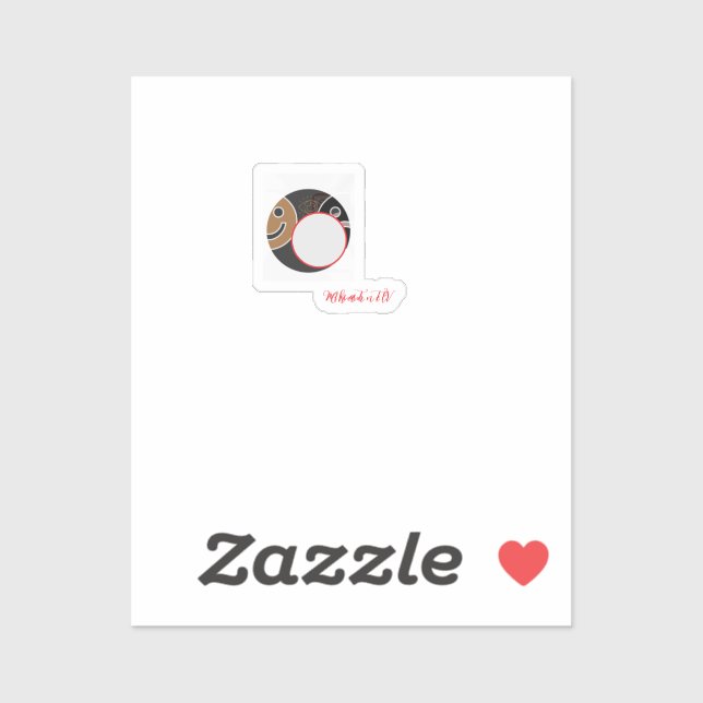 Zazzle stickers & Labels Mnatv (Sheet)