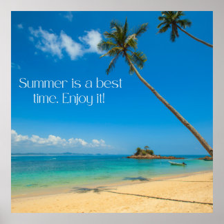 Zazzle summer enjoy it  canvas print