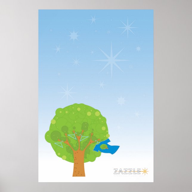 Zazzle Tree Poster (Front)