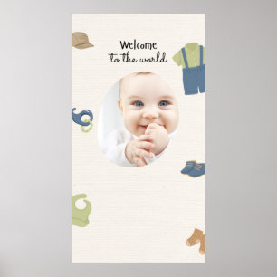 Zazzle welcome to the world poster prints