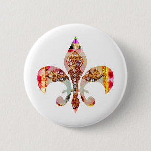ZazzleRocks: Fleur-de-Lis Series 6 Cm Round Badge