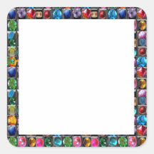 Zazzling Labels  GEMS JEWELS PEARLS Border Frames