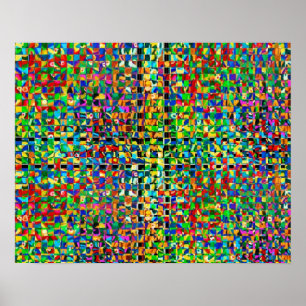 Zazzling Rain Forest Pattern Poster