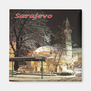 zBA003 MOSQUE FERHAD-BEGOVA Bosnia Herzegovina, Magnet