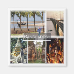 zBD007 BANGLADESH, Asia, Fridge Magnet